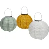 Lanterna Solare LED da giardino Luce Calda diametro 20 cm