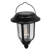 Lanterna Solare LED da giardino con Supporto a parete Luce Calda h15/18 cm