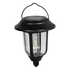 Lanterna Solare LED da giardino con Supporto a parete Luce Calda h15/18 cm