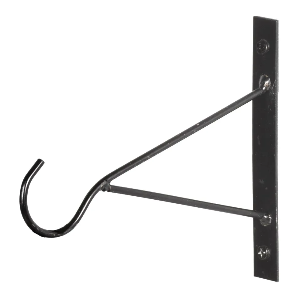 Lanterna Solare LED da giardino con Supporto a parete Luce Calda h15/18 cm