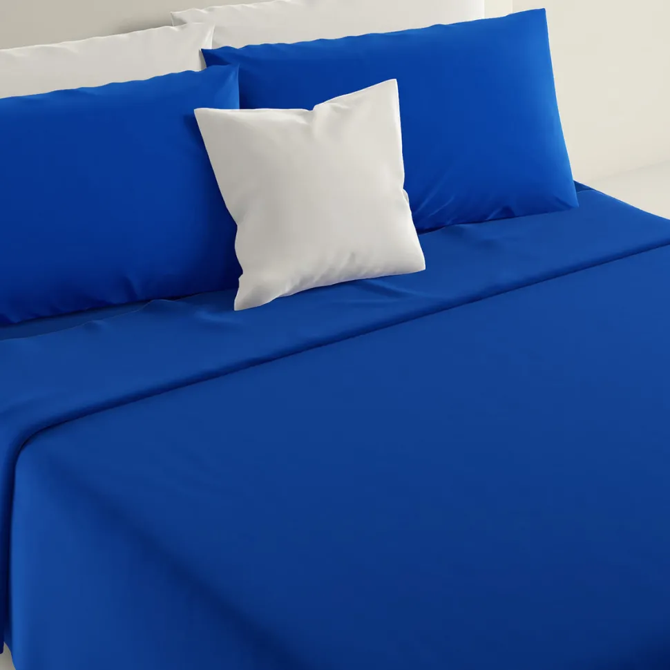 Lenzuola Completo Letto Singolo Marta Blu 150x290 cm