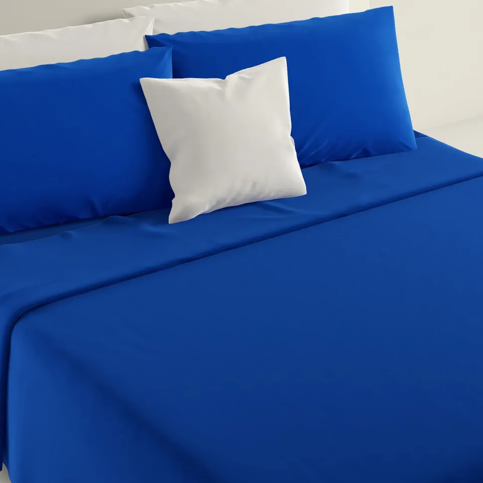 Lenzuola Completo Letto Singolo Marta Blu 150x290 cm