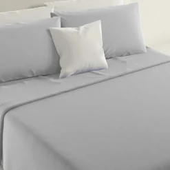 Lenzuola Completo Letto Singolo Marta Grigio perla 150x290 cm