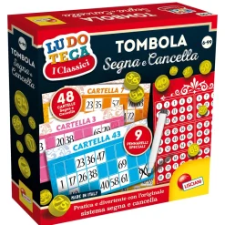 Ludoteca Tombola Segna e Cancella 48 Cartelle