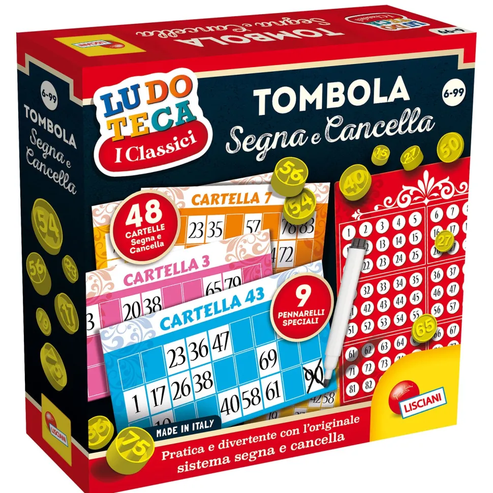 Ludoteca Tombola Segna e Cancella 48 Cartelle