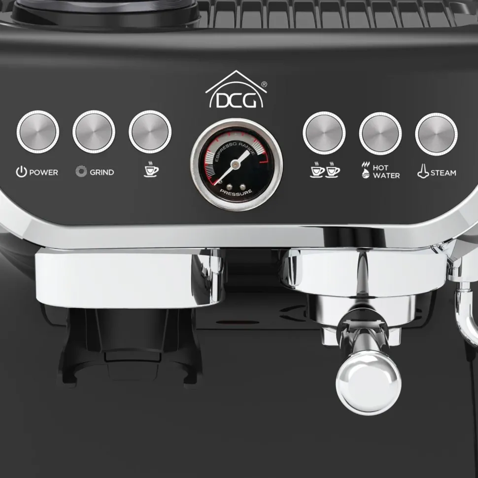 Macchina da caffè Espresso Espresso ES6519 con Macinacaffè Integrato 1450 Watt