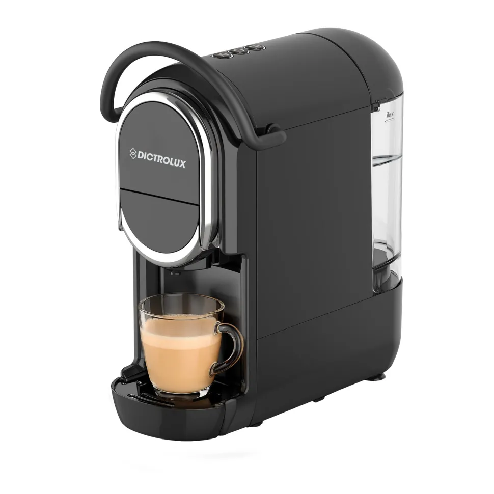 Macchina da caffè 3 in 1 Jeanette Black 1450 Watt