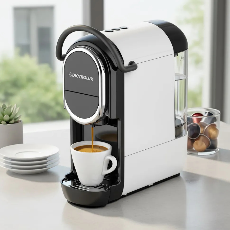 Macchina da caffè 3 in 1 Jeanette White 1450 Watt