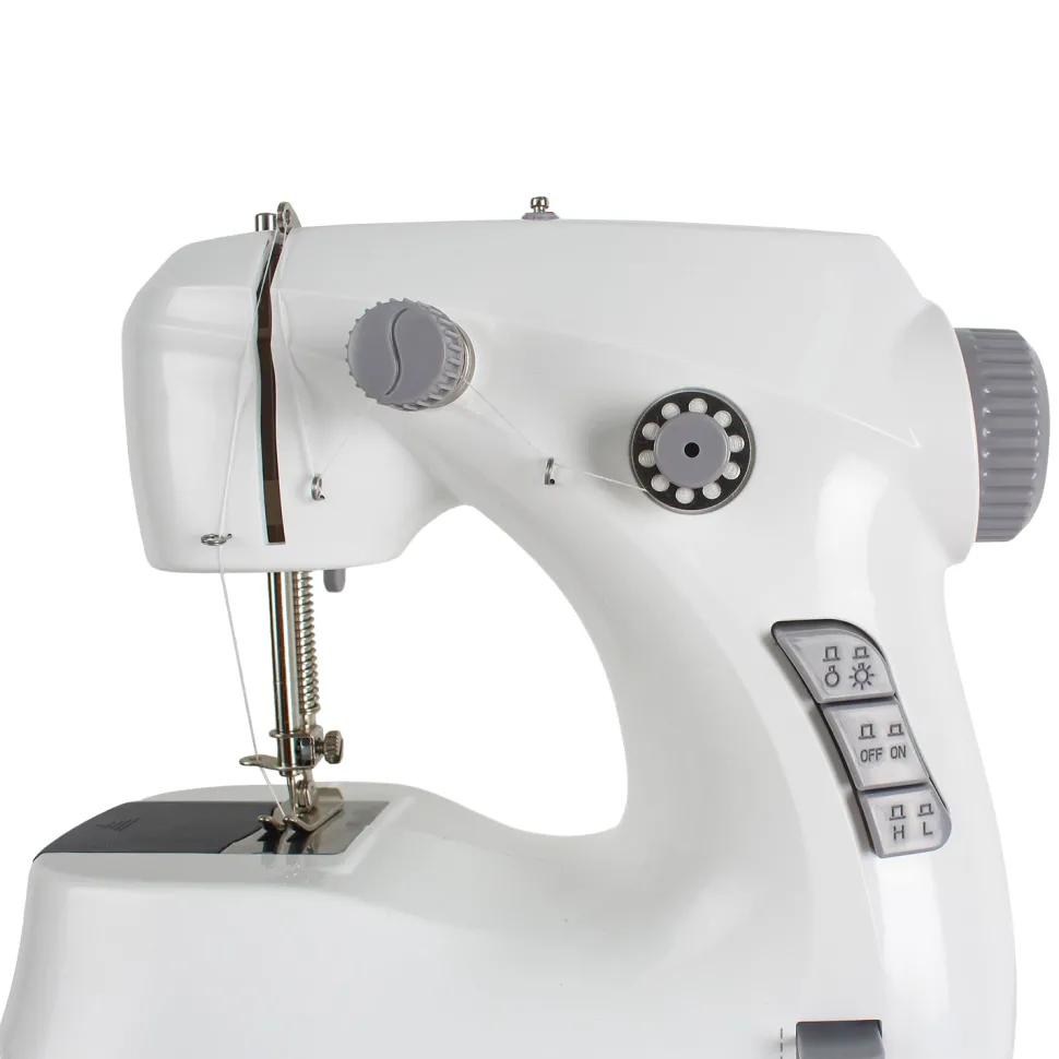 Macchina da Cucire Mini Portatile Isabel FHSM-268 con Pedale e Doppio Punto