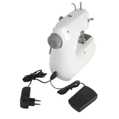Macchina da Cucire Mini Portatile Isabel FHSM-268 con Pedale e Doppio Punto