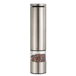 Macina Sale e Pepe Elettrico in Acciaio Inox con Macina in Ceramica h22 cm