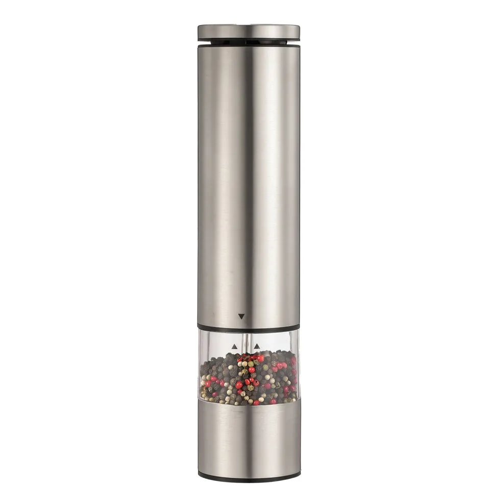 Macina Sale e Pepe Elettrico in Acciaio Inox con Macina in Ceramica h22 cm