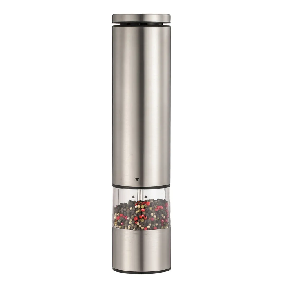 Macina Sale e Pepe Elettrico in Acciaio Inox con Macina in Ceramica h22 cm