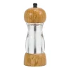 Macina Sale e Pepe in Legno con Macina in Ceramica h16,5 cm diametro 6 cm