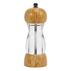 Macina Sale e Pepe in Legno con Macina in Ceramica h16,5 cm diametro 6 cm