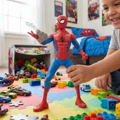 Marvel Spiderman Thwip Action Figure con Lancia Ragnatele