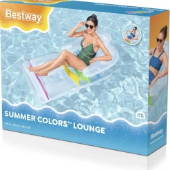 Materassino gonfiabile Summer Colors Lounge 165x89 cm