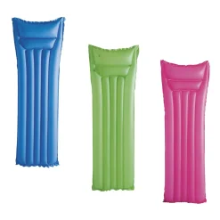 Materassino Gonfiabile Summer Colors con Cuscino Integrato 183x69 cm