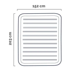 Materasso Gonfiabile Matrimoniale Comfort-Plush Elevated Dura-Beam® Deluxe