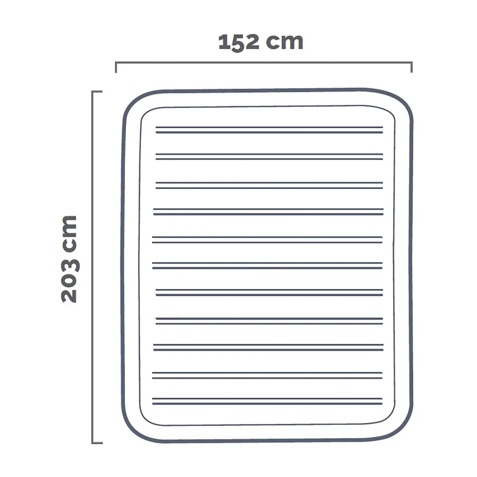 Materasso Gonfiabile Matrimoniale Comfort-Plush Elevated Dura-Beam® Deluxe