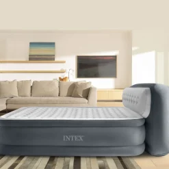 Materasso Gonfiabile Matrimoniale Dura-Beam Deluxe Ultra Plush Headboard