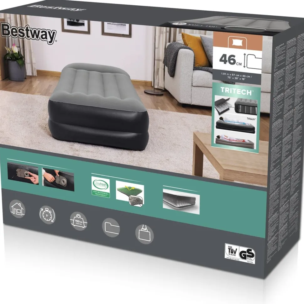 Materasso Gonfiabile Singolo Tritech® con Pompa Integrata