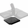 Mattone per Base Ombrellone in cemento Nero 25 kg