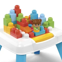 Mega Bloks Tavolo Costruzioni Bimbi 1+ con Blocchi e Personaggio