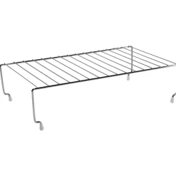 Mensola stand in metallo cromato