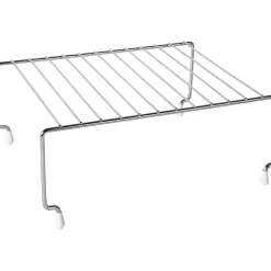Mensola stand in metallo cromato