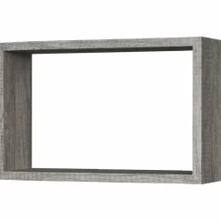 Mensole cubo da parete in legno Grigio