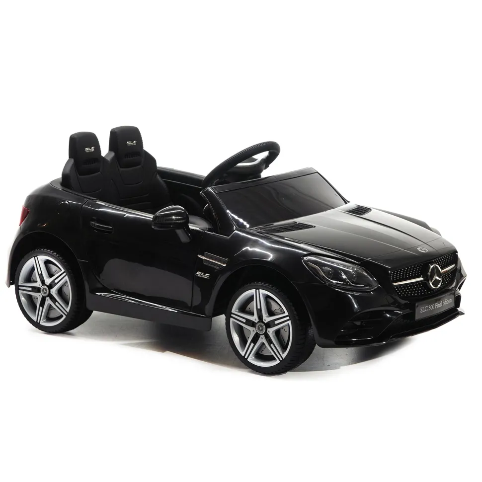 Mercedes-Benz SLC300 Auto Elettrica per Bambini Nera con Radiocomando 3+ Anni