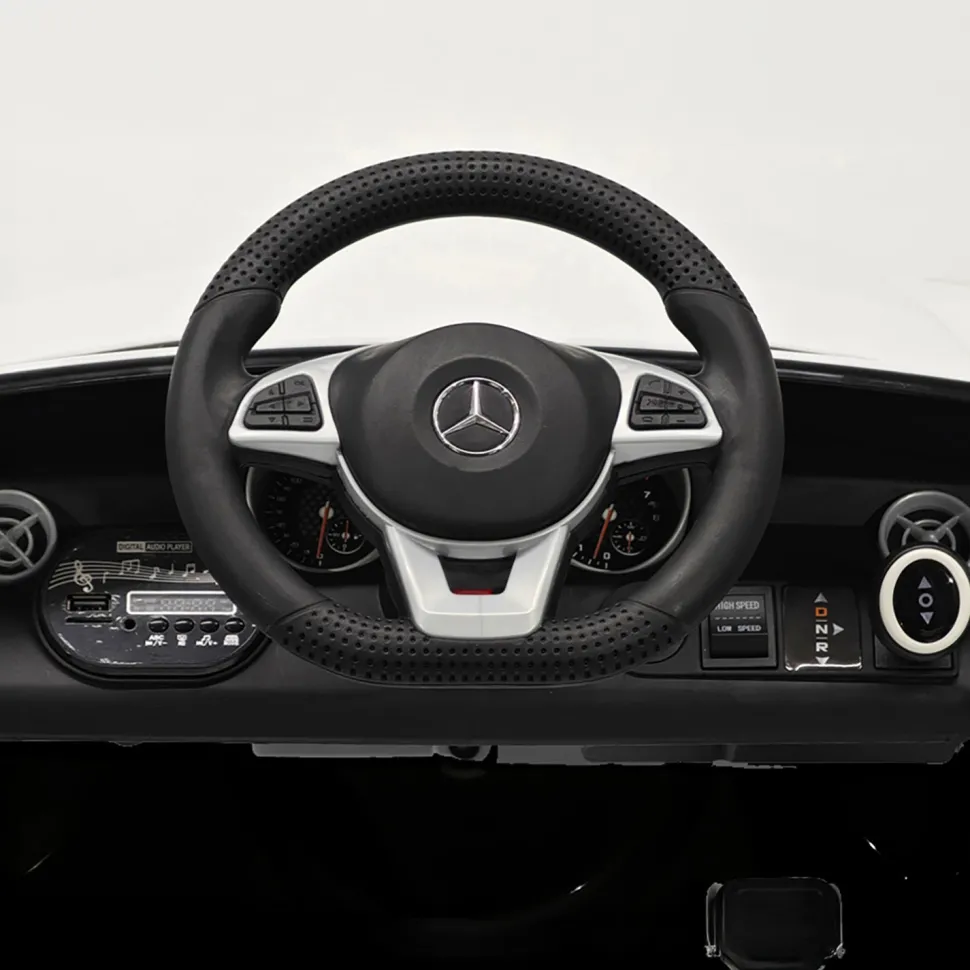 Mercedes-Benz SLC300 Auto Elettrica per Bambini Nera con Radiocomando 3+ Anni