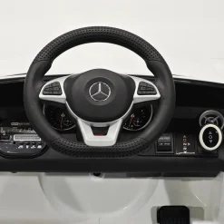 Mercedes-Benz SLC300 Auto Elettrica per Bambini Bianca con Radiocomando 3+ Anni