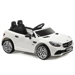 Mercedes-Benz SLC300 Auto Elettrica per Bambini Bianca con Radiocomando 3+ Anni