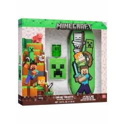 Minecraft Set Regalo Profumo con Custodia Metallica