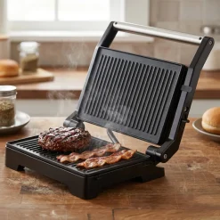 Mini Bistecchiera Elettrica Burger 1000 Watt