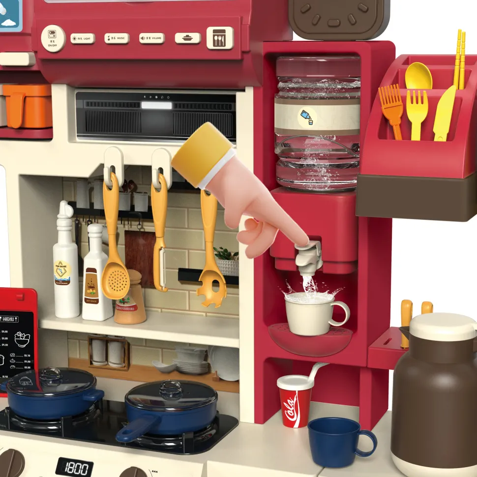 Mini Chef Crea Delizie Cucina Giocattolo con Vapore, Acqua Vera e 71 Accessori