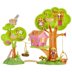 Mini Lalaloopsy Treehouse Playset con Bambole e Accessori