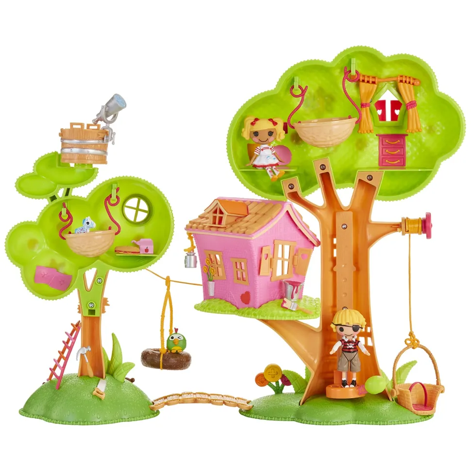 Mini Lalaloopsy Treehouse Playset con Bambole e Accessori