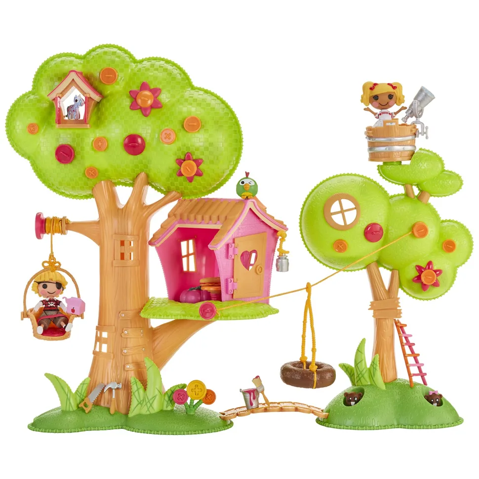 Mini Lalaloopsy Treehouse Playset con Bambole e Accessori