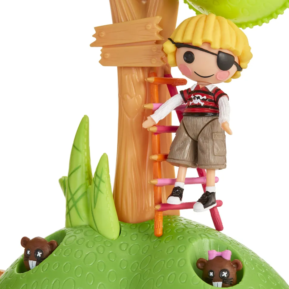 Mini Lalaloopsy Treehouse Playset con Bambole e Accessori