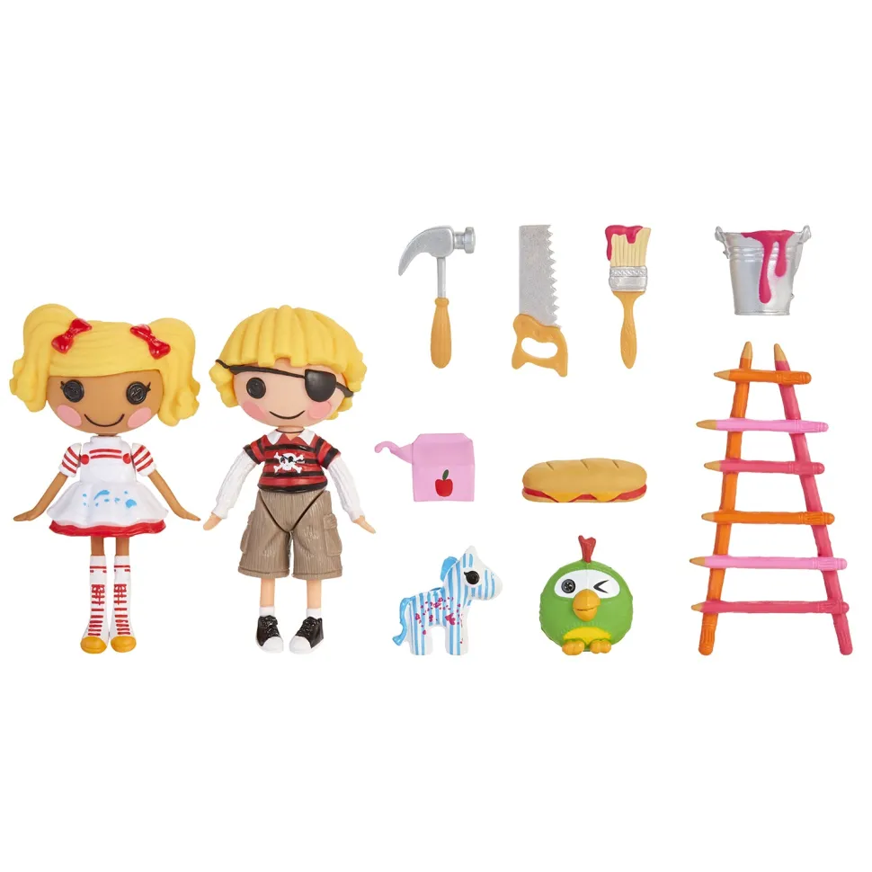 Mini Lalaloopsy Treehouse Playset con Bambole e Accessori