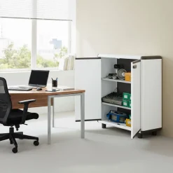 Mobile Basso Multiuso in PVC con Ripiani Linea Easy Iceline