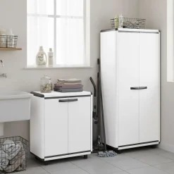 Mobile Basso Multiuso in PVC con Ripiani Linea Easy Iceline
