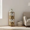 Mobiletto Multiuso 4 cassetti Legno di Paulownia Linea Woodhandy
