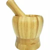 Mortaio con Pestello in Bamboo