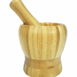 Mortaio con Pestello in Bamboo