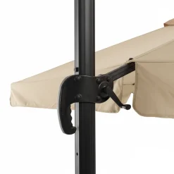 Ombrellone a Lampada con flap telo Ècru 3x4 metri