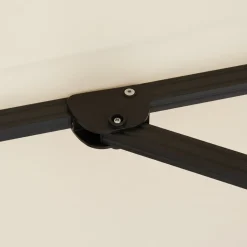 Ombrellone a Lampada con flap telo Ècru 3x4 metri